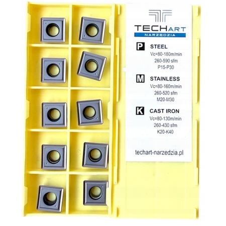 Płytki wieloostrzowe wkładki SPMG 110408 wiertło